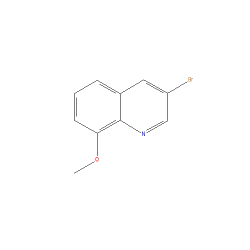Chemical structure of 3-Bromo-8-methoxyquinoline