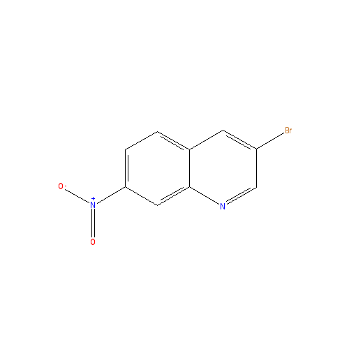 Chemical structure of 3-Bromo-7-nitroquinoline