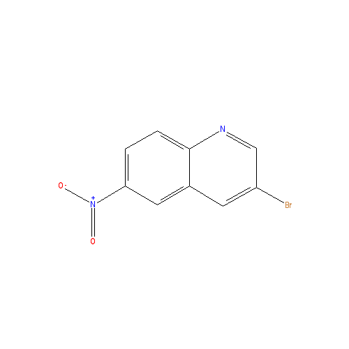Chemical structure of 3-Bromo-6-nitroquinoline