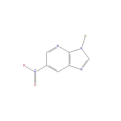 Chemical structure of 3-Bromo-6-nitroimidazo[1,2-a]pyridine