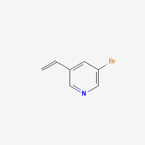 Chemical structure of 3-Bromo-5-vinylpyridine