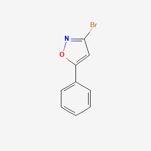 Chemical structure of 3-Bromo-5-phenyl-1,2-oxazole