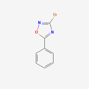 Chemical structure of 3-Bromo-5-phenyl-1,2,4-oxadiazole