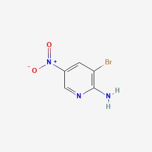 Chemical structure of 3-bromo-5-nitropyridin-2-amine