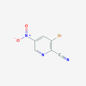 Chemical structure of 3-Bromo-5-nitropicolinonitrile