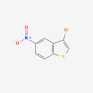 Chemical structure of 3-Bromo-5-nitrobenzo[b]thiophene