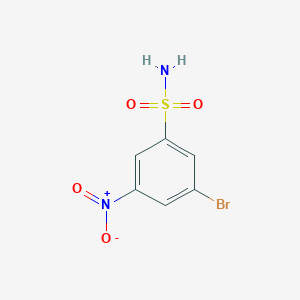 Chemical structure of 3-Bromo-5-nitrobenzenesulfonamide