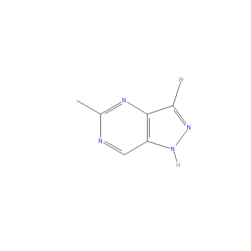 Chemical structure of 3-Bromo-5-methylpyrazolo[1,5-a]pyrimidine