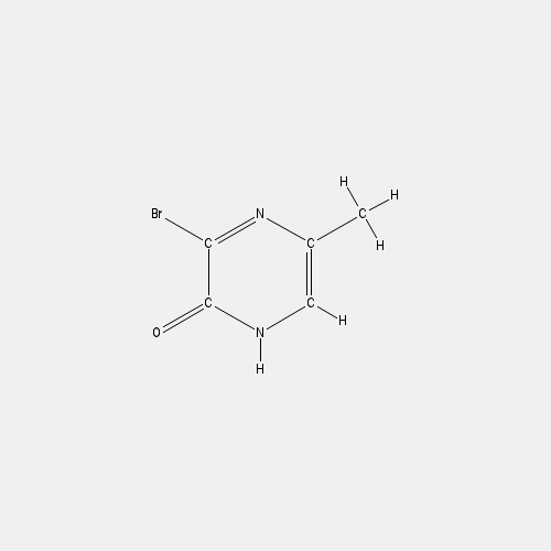 Chemical structure of 3-Bromo-5-methylpyrazin-2(1H)-one