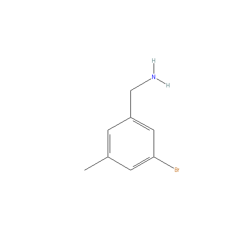 Chemical structure of 3-Bromo-5-methylbenzylamine