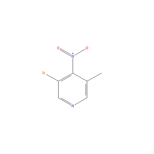 Chemical structure of 3-Bromo-5-methyl-4-nitropyridine