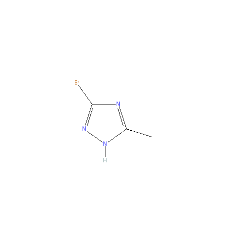 Chemical structure of 3-Bromo-5-methyl-4H-1,2,4-triazole