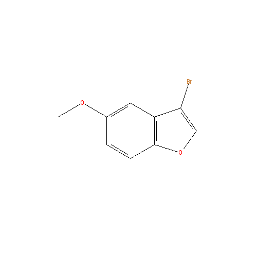 Chemical structure of 3-Bromo-5-methoxybenzofuran