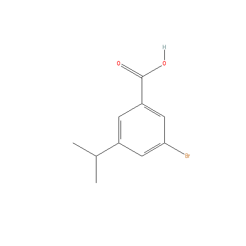 Chemical structure of 3-Bromo-5-isopropylbenzoic acid