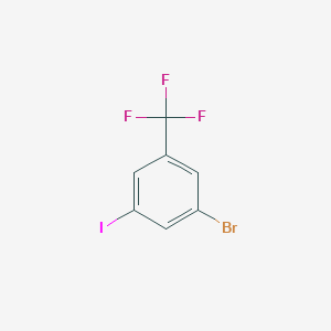 Chemical structure of 3-Bromo-5-iodobenzotrifluoride
