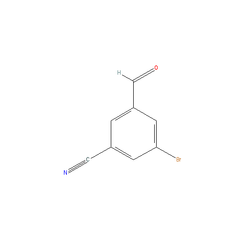 Chemical structure of 3-Bromo-5-formylbenzonitrile