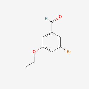 Chemical structure of 3-Bromo-5-ethoxybenzaldehyde