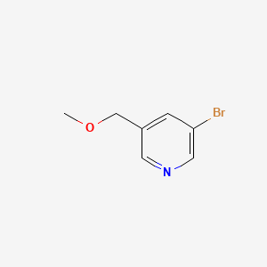 Chemical structure of 3-Bromo-5-(methoxymethyl)pyridine