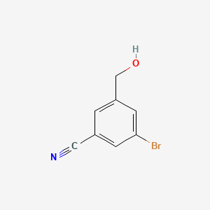Chemical structure of 3-Bromo-5-cyanobenzyl alcohol