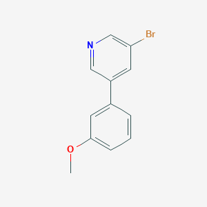 Chemical structure of 3-Bromo-5-(3-methoxyphenyl)pyridine