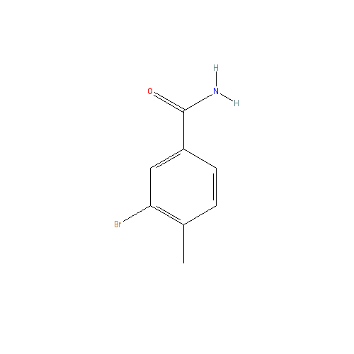 Chemical structure of 3-Bromo-4-methylbenzamide