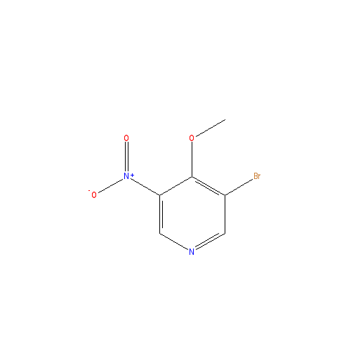 Chemical structure of 3-Bromo-4-methoxy-5-nitropyridine