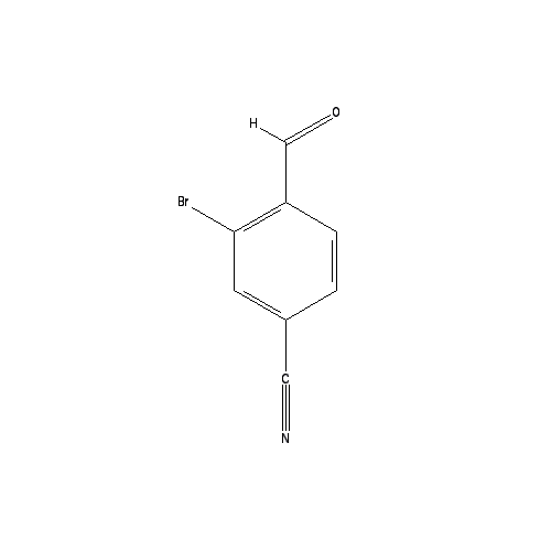 Chemical structure of 3-Bromo-4-formylbenzonitrile