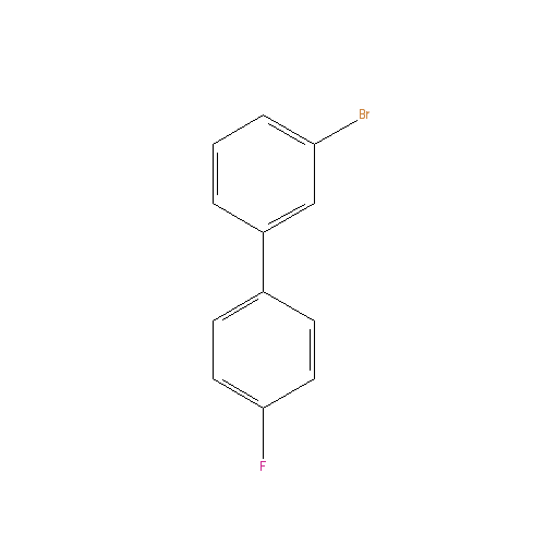 Chemical structure of 3-Bromo-4'-fluorobiphenyl