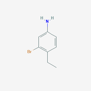 Chemical structure of 3-Bromo-4-ethylaniline