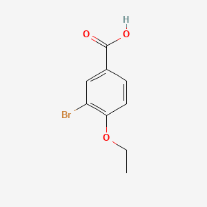 Chemical structure of 3-Bromo-4-ethoxybenzoic acid
