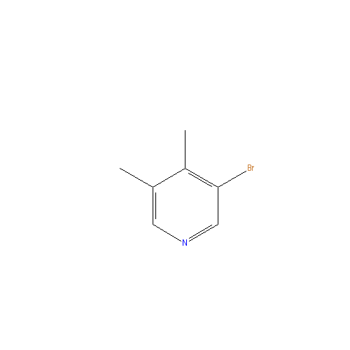 Chemical structure of 3-Bromo-4,5-dimethylpyridine