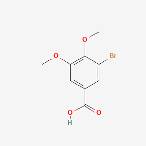Chemical structure of 3-Bromo-4,5-dimethoxybenzoic Acid