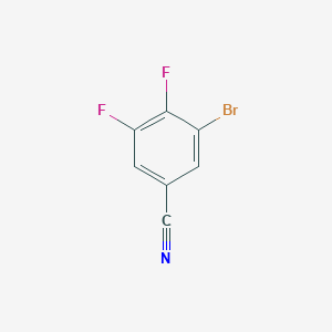 Chemical structure of 3-Bromo-4,5-difluorobenzonitrile