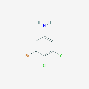 Chemical structure of 3-Bromo-4,5-dichloroaniline