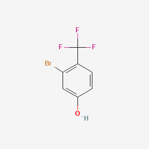 Chemical structure of 3-Bromo-4-trifluoromethylphenol