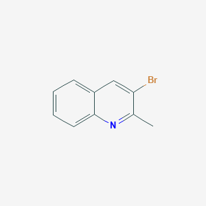 Chemical structure of 3-Bromo-2-methylquinoline