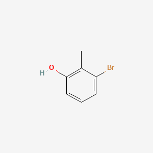Chemical structure of 3-bromo-2-methylphenol