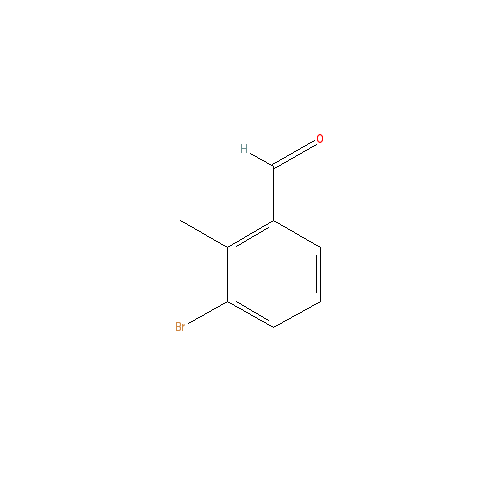 Chemical structure of 3-Bromo-2-methylbenzaldehyde