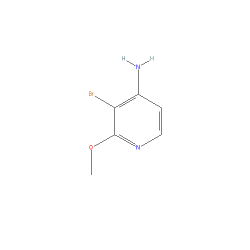 Chemical structure of 3-Bromo-2-methoxypyridin-4-amine