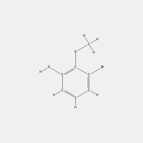 Chemical structure of 3-Bromo-2-methoxyphenol
