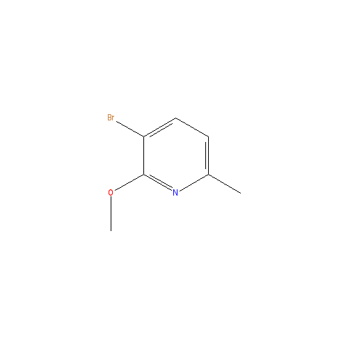 Chemical structure of 3-Bromo-2-methoxy-6-methylpyridine