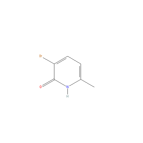 Chemical structure of 3-Bromo-2-Hydroxy-6-Picoline