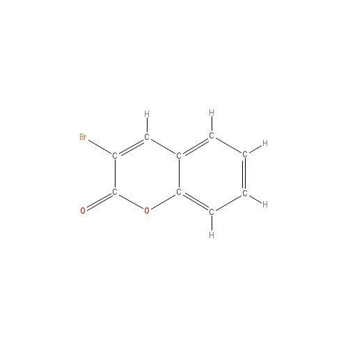 Chemical structure of 3-Bromo-2-chromenone