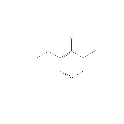 Chemical structure of 3-Bromo-2-chloroanisole