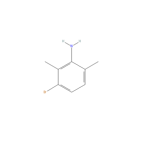 Chemical structure of 3-Bromo-2,6-dimethylaniline