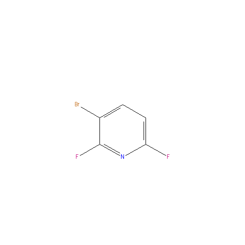 Chemical structure of 3-Bromo-2,6-Difluoropyridine