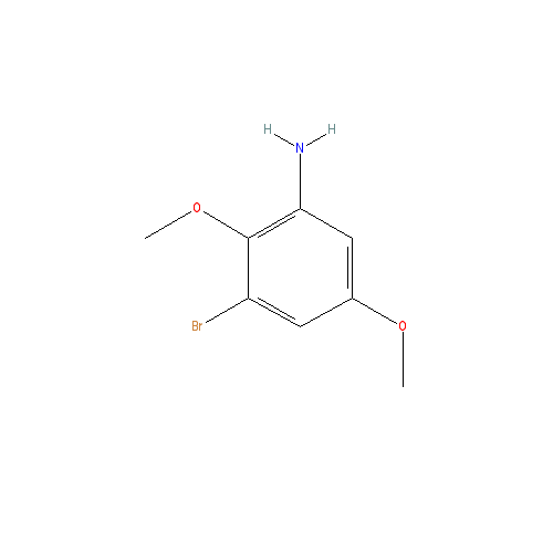 Chemical structure of 3-Bromo-2,5-dimethoxyaniline