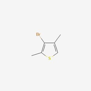 Chemical structure of 3-Bromo-2,4-dimethylthiophene