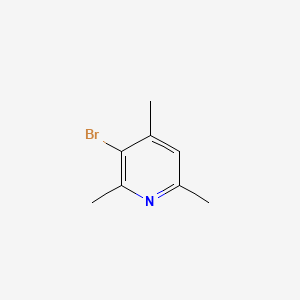 Chemical structure of 3-Bromo-2,4,6-trimethylpyridine