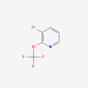Chemical structure of 3-Bromo-2-(trifluoromethoxy)pyridine